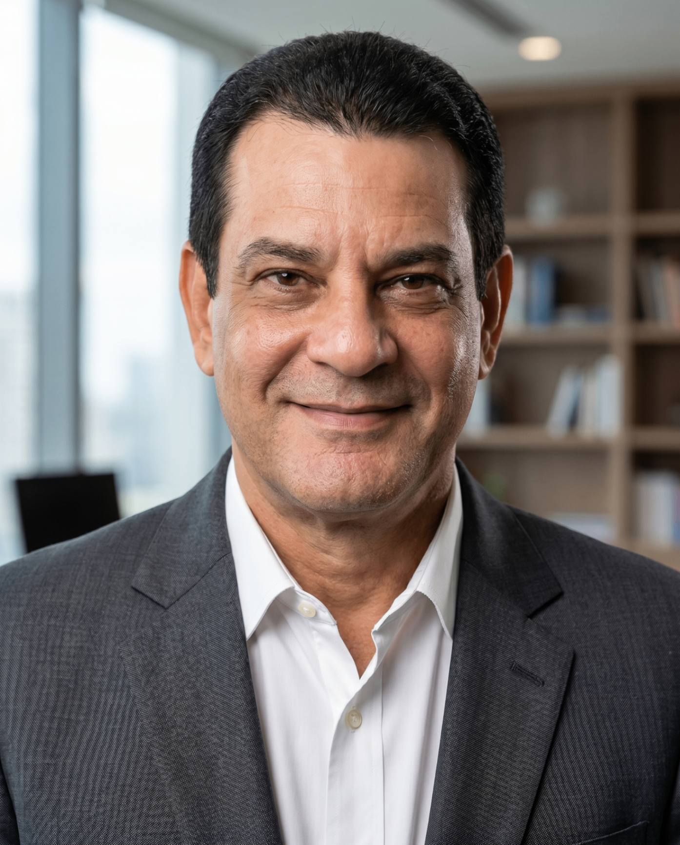 Head professor portrait
